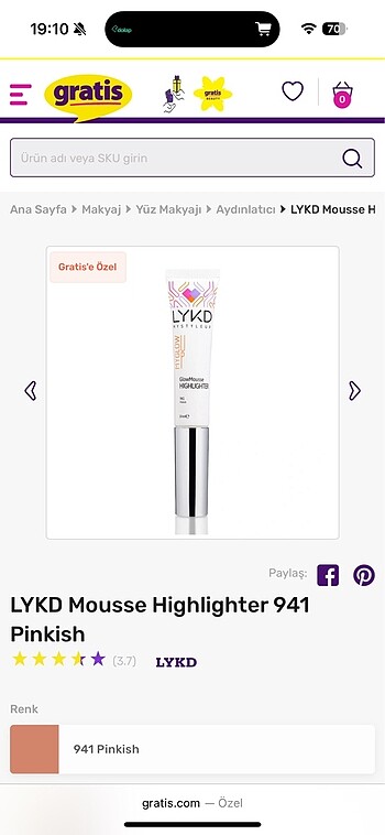 Lykd mousse highlighter 941