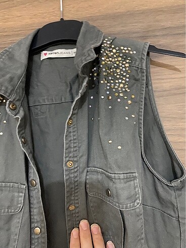 Jean yelek - Görsel 2