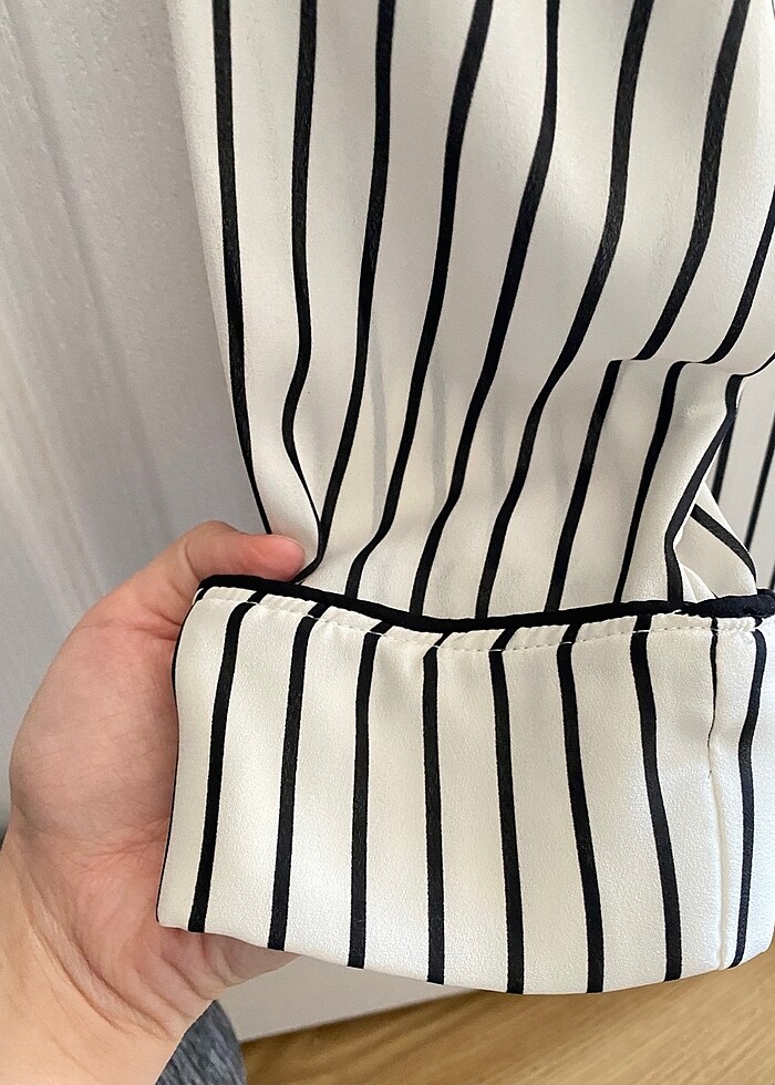 Çizgili bluz - Görsel 4