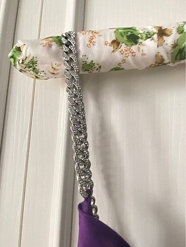 Zara saten  elbise - Görsel 6