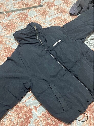 m Beden siyah Renk Bershka Siyah Mont