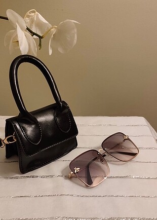 Minik boy 2 adet el çantası jacquemus model