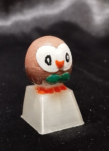 Pokemon Rowlet Keycaps 