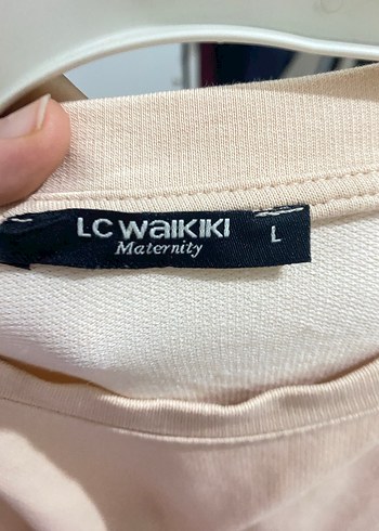 Bej Pamuklu hamile için kolsuz sweat - Görsel 3