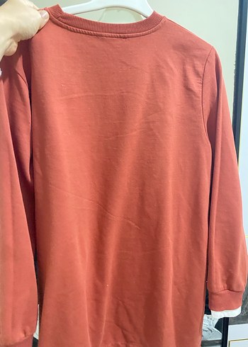 Kadın Kırmızı Midi Rahat Kesim Tunik - Görsel 2