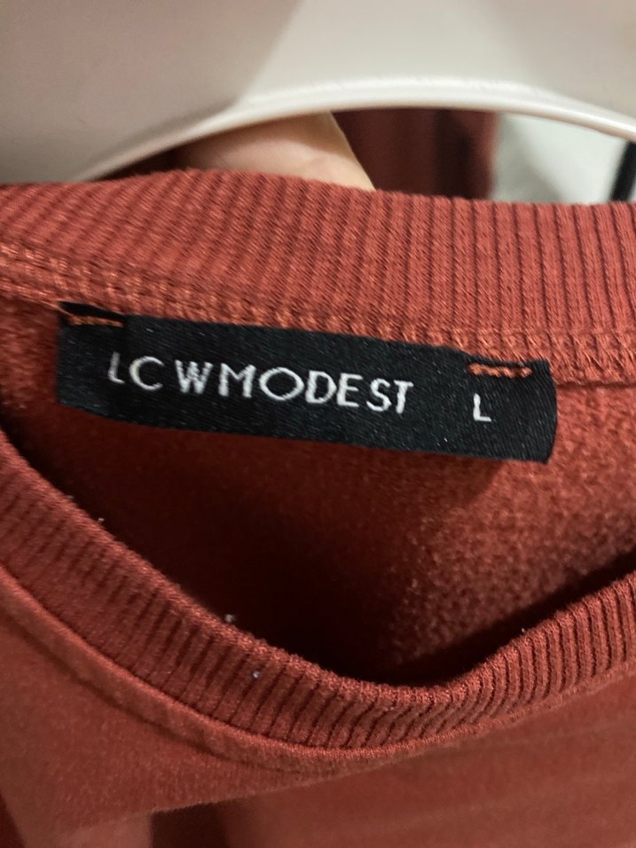 Kadın Kırmızı Midi Rahat Kesim Tunik - Görsel 3