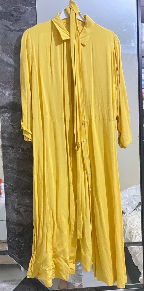 Sarı Midi  Bohem Tunik - Görsel 2