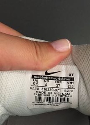 37 Beden beyaz Renk Nike air max orjinal