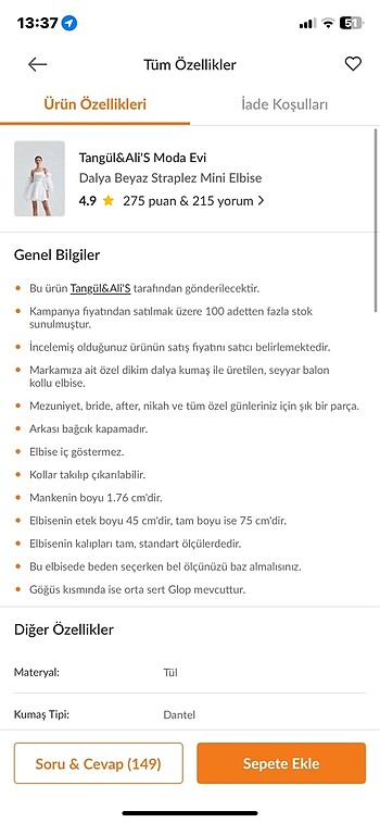 Tangül alis straplez mini elbise - Görsel 7