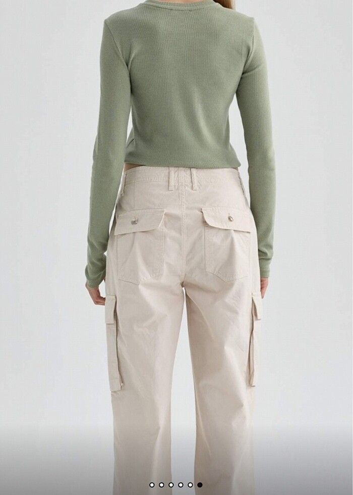 defacto kargo cepli gabardin pantolon - Görsel 5