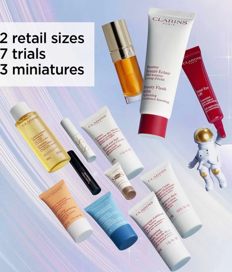 Clarins Kadın Cilt Bakım Seti / Advent Calendar 12 li - Görsel 3