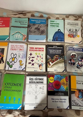 Özel Eğitim ve Öğretim Kitapları Seti - Görsel 3
