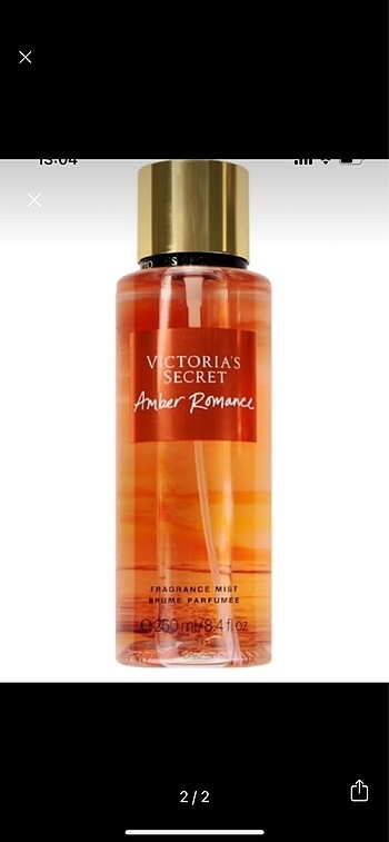 Victoria s Secret Amber Romance Fragrance