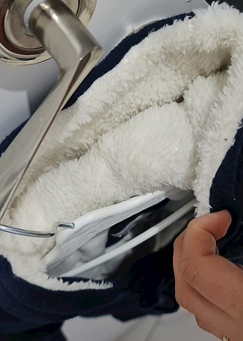 Erkek Çocuk Lacivert Düğmeli Mont - Görsel 3