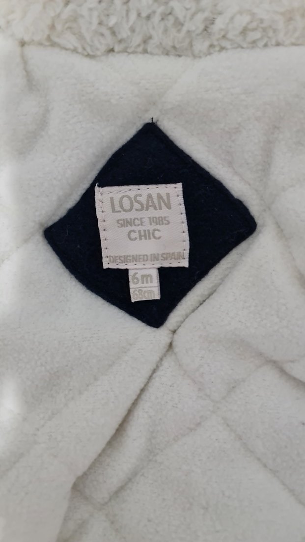 Erkek Çocuk Lacivert Düğmeli Mont - Görsel 4