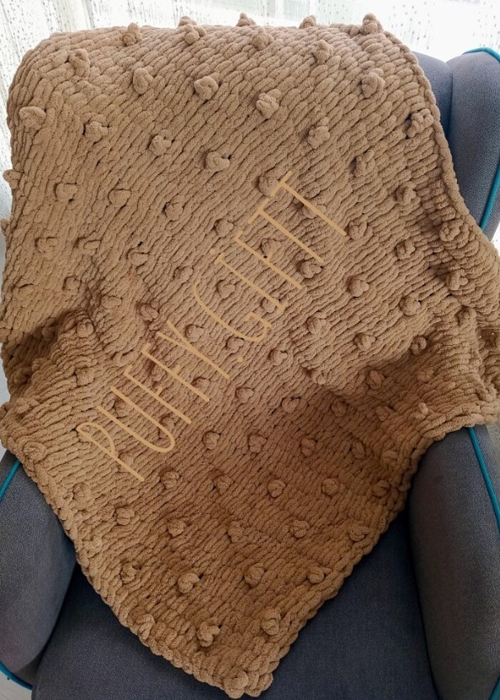 Puffy Popcorn Model Bebek Battaniyesi - Görsel 4