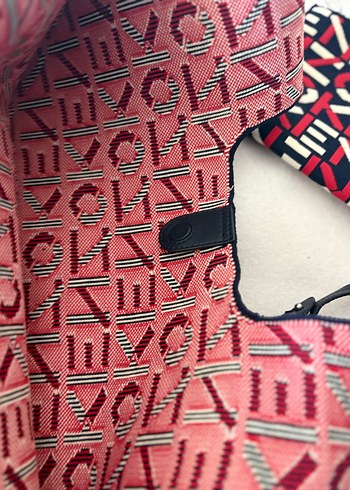 Kenzo Renkli Baskılı Fermuarlı Kadın Çantası