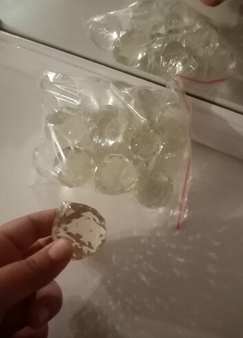  Beden 16 adet kristal süs