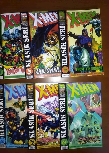 Beden Klasik Seri X-Men Çizgi Roman Seti