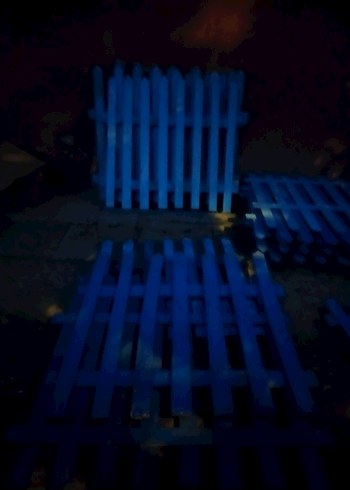 Parlak Mavi HİBİ BAHÇE  ÇİTLERİ - Görsel 9