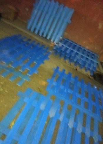 Parlak Mavi HİBİ BAHÇE  ÇİTLERİ - Görsel 7