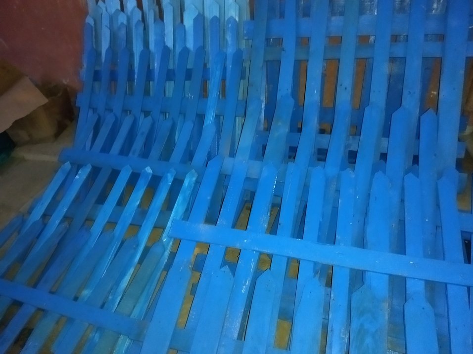 Parlak Mavi HİBİ BAHÇE  ÇİTLERİ - Görsel 4