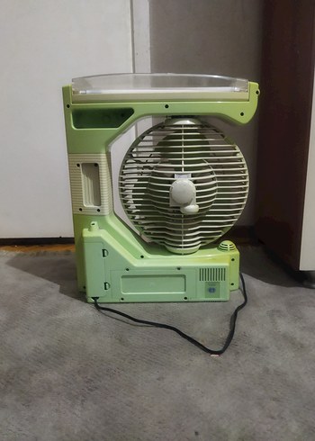 Sarı Pacific Breze Masaüstü  RADYOLU IŞIKLI Vantilatör - Görsel 4