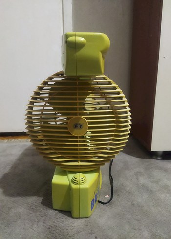 Sarı Pacific Breze Masaüstü  RADYOLU IŞIKLI Vantilatör - Görsel 2