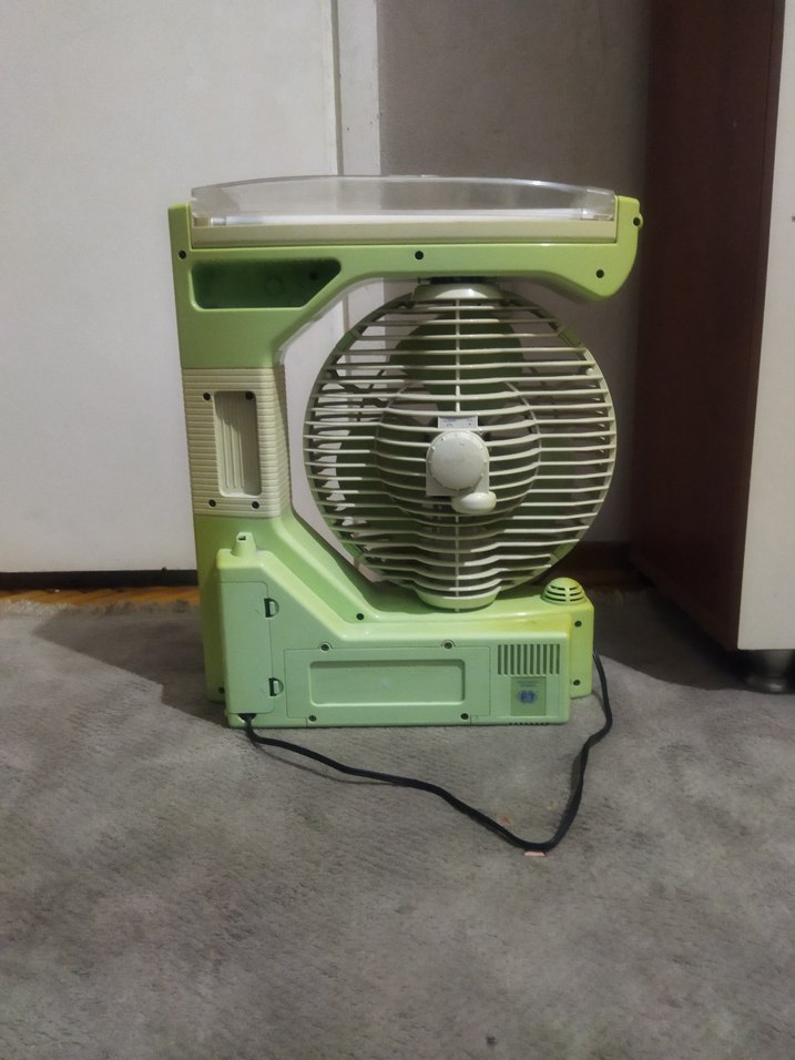 Sarı Pacific Breze Masaüstü  RADYOLU IŞIKLI Vantilatör - Görsel 4