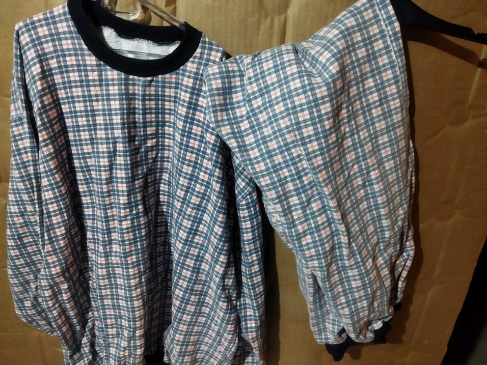 Gri Ekose Desenli Erkek Pijama Takımı - Görsel 2