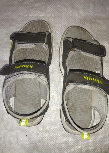 Kinetix Gri Erkek Spor Sandalet Velcro - Görsel 2