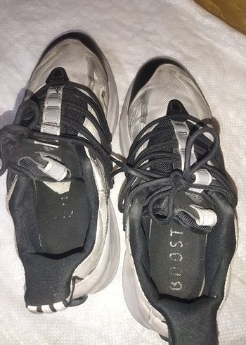 Gri Adidas Erkek Spor Ayakkabı Bağcıkları - Görsel 5