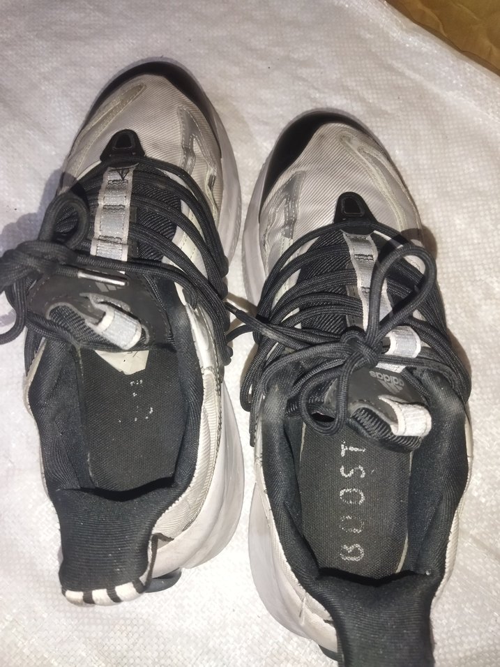 Gri Adidas Erkek Spor Ayakkabı Bağcıkları - Görsel 5