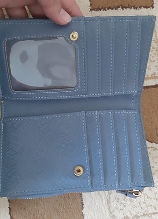  Beden mavi Renk Stradivarius cüzdan