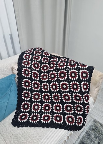 Beden el örgüsü zara motif tv battaniyesi