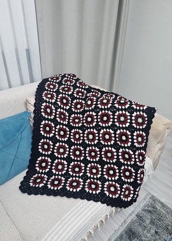 el örgüsü zara motif tv battaniyesi