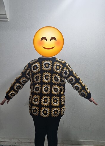 m Beden Zara motif hırka