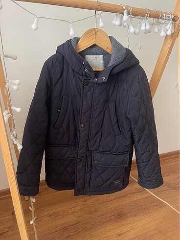 Kapuşonlu zara mont