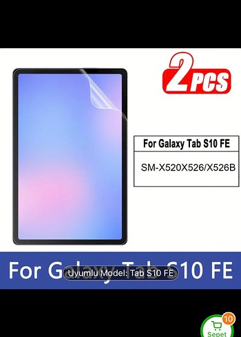 Diğer Mavi Tablet Ekran Koruyucu Galaxy Tab S10+/S9+