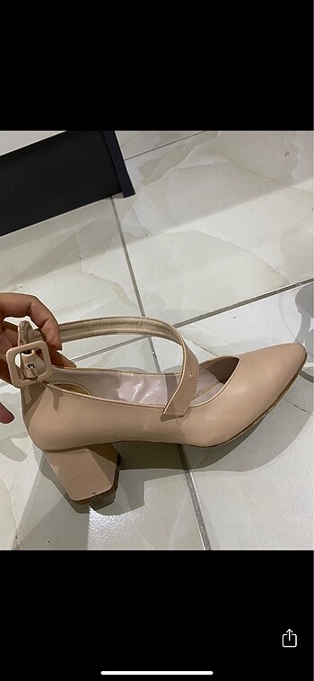 Zara Pudra topuklu ayakkabı