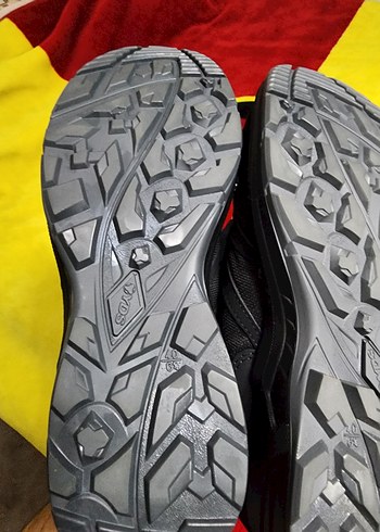 Erkek Siyah Gri Spor Outdoor Ayakkabı Velcro - Görsel 4