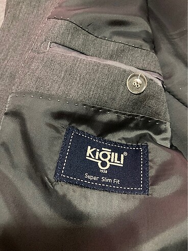 Kığılı ceket (52) Süper Slim Fit