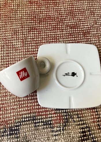  Beden Beyaz illy Espresso Fincan Seti 2 li