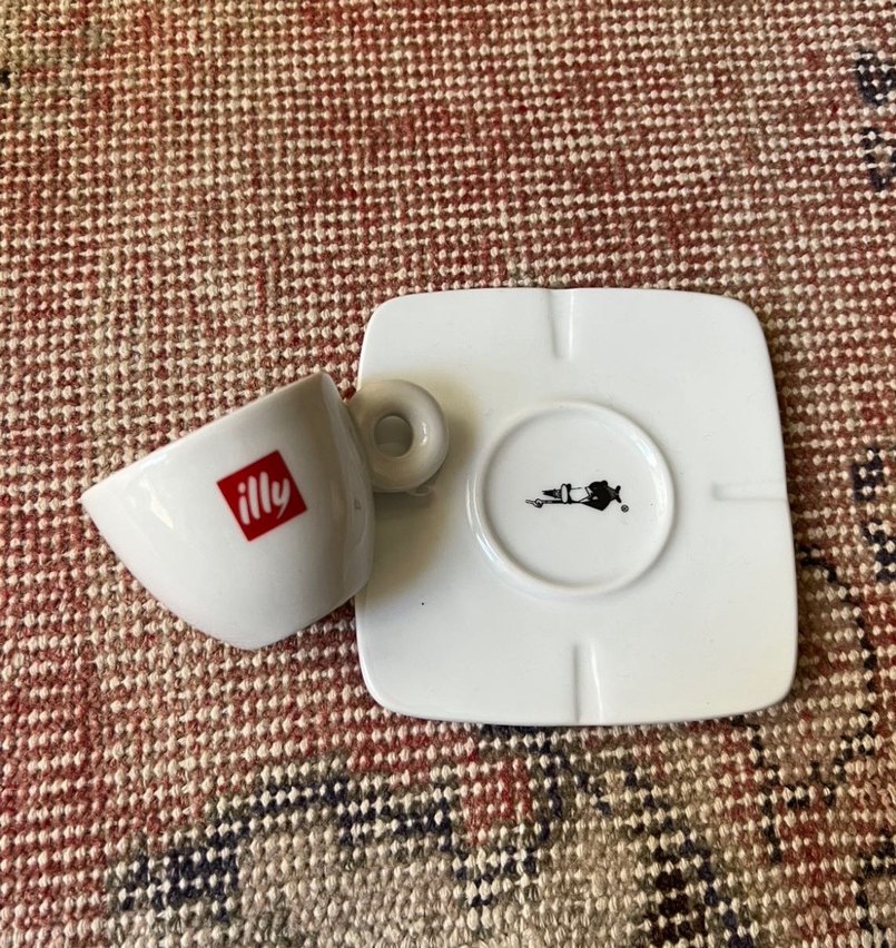 Beyaz illy Espresso Fincan Seti 2 li - Görsel 2