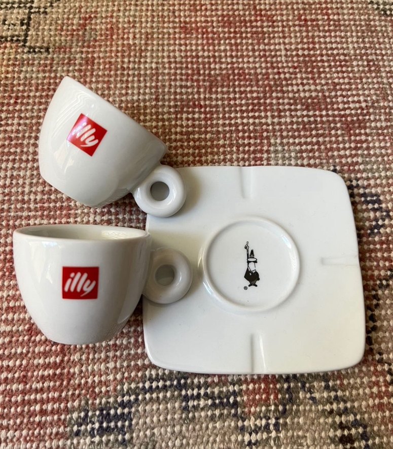Beyaz illy Espresso Fincan Seti 2 li - Görsel 3