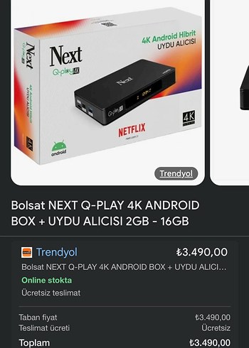 Next Uydu Alıcısı androit box HDMI Çıkışlı - Görsel 5