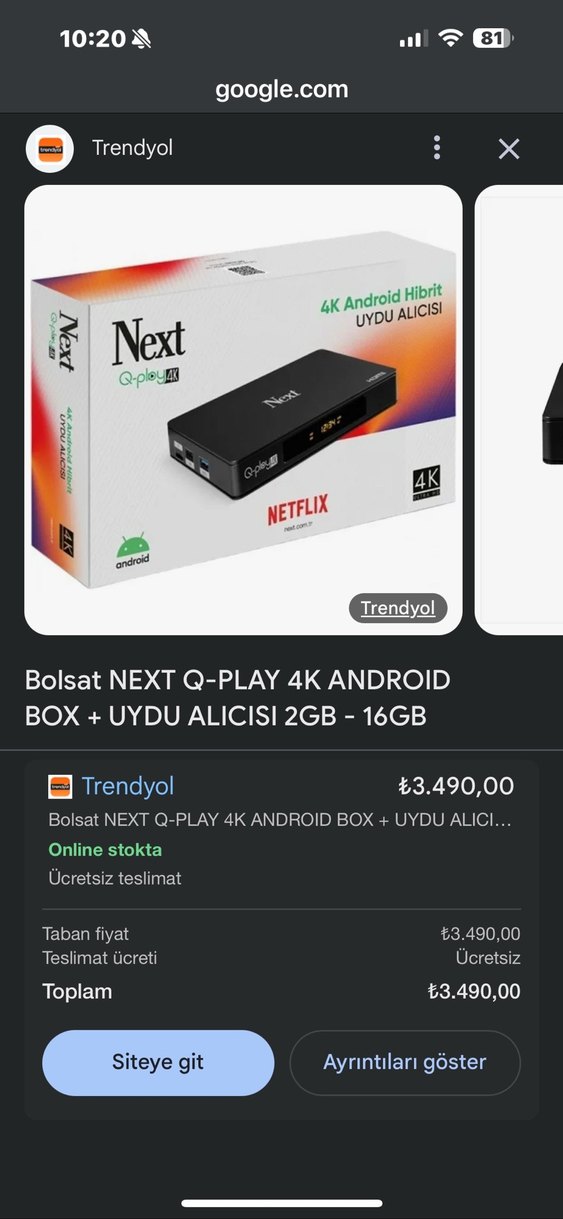 Next Uydu Alıcısı androit box HDMI Çıkışlı - Görsel 5