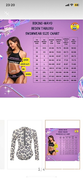 Leoparlı mayo - Görsel 3