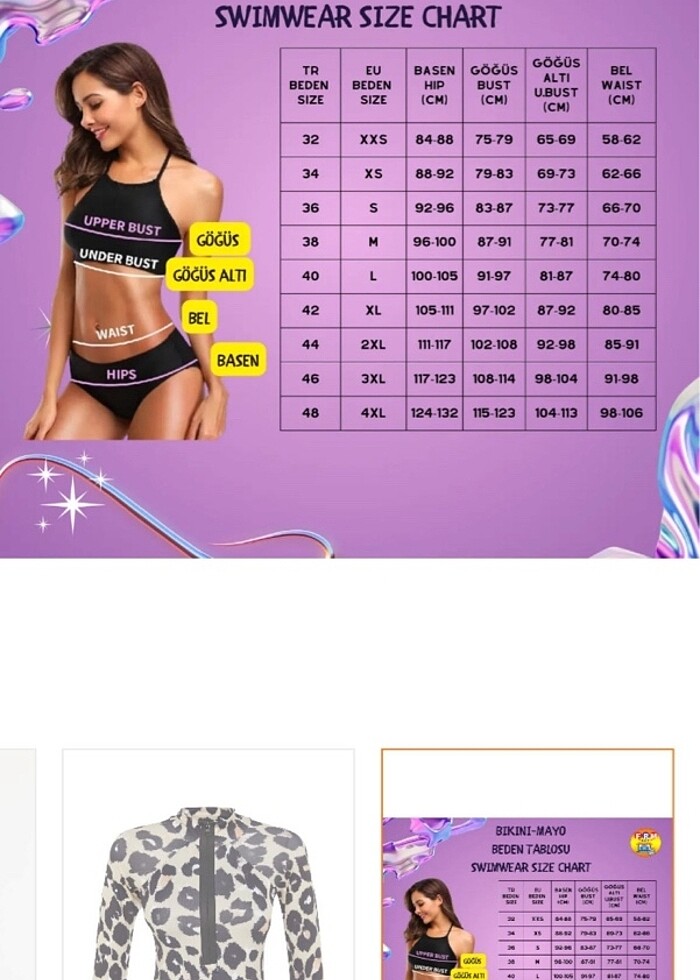 Leoparlı mayo - Görsel 3