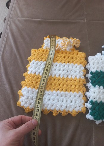 Renkli Örgü keseli lif - Görsel 6